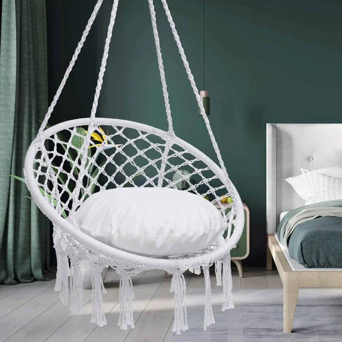 Hand-woven Hanging Cotton Rope Macrame 