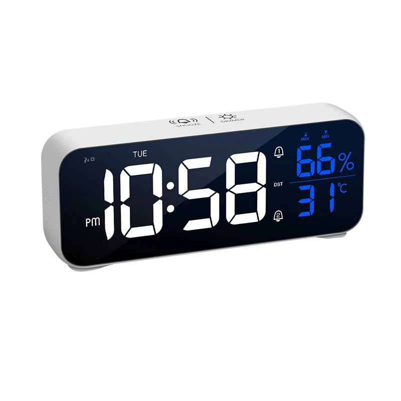Digital Alarm Clock, Led Digital Clock Digital Alarm Clock With