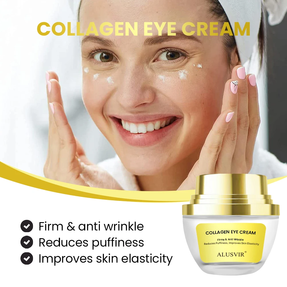 Korean Best Anti Aing Collagen Eye Bags Removeal Rapid Reduction Repair Under Eye Cream (New) For Dark Circles And Puffiness