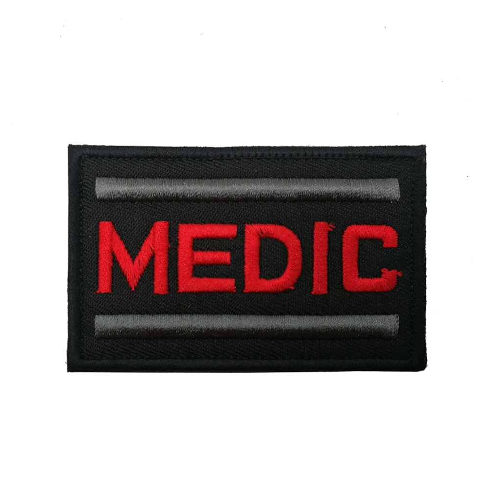 thumbnail image 2 of Medic Identifier Morale Patch / Name Tape - NHS Paramedic Rank ID - Hook Backed 2 of 3
