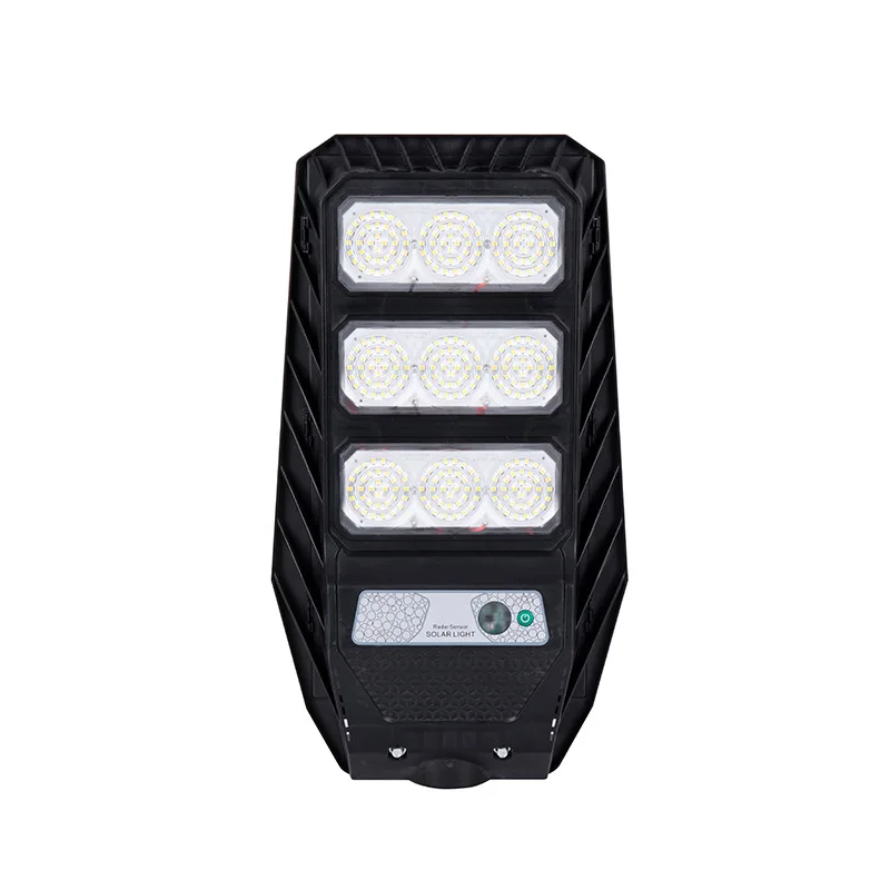 China custom solar efficient integrated IP65 outdoor waterproof 100W 200W 300W integrated solar street light solar floodlight