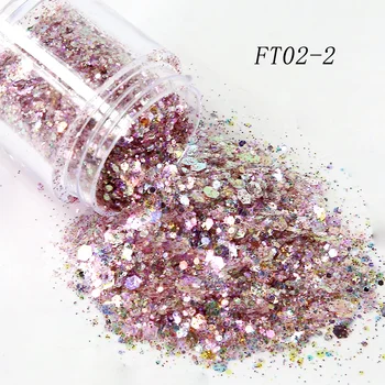 2022 selling top quality glitter wholesale bulk craft chunky cosmetic nail art opal glitter Christmas decoration for crafts