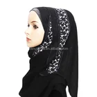Viscose Scarf Viscose Factory Hot Sale Multicolor Soft Custom Hijabfor Women Knitted Viscose Islam Muslim Jersey Scarf