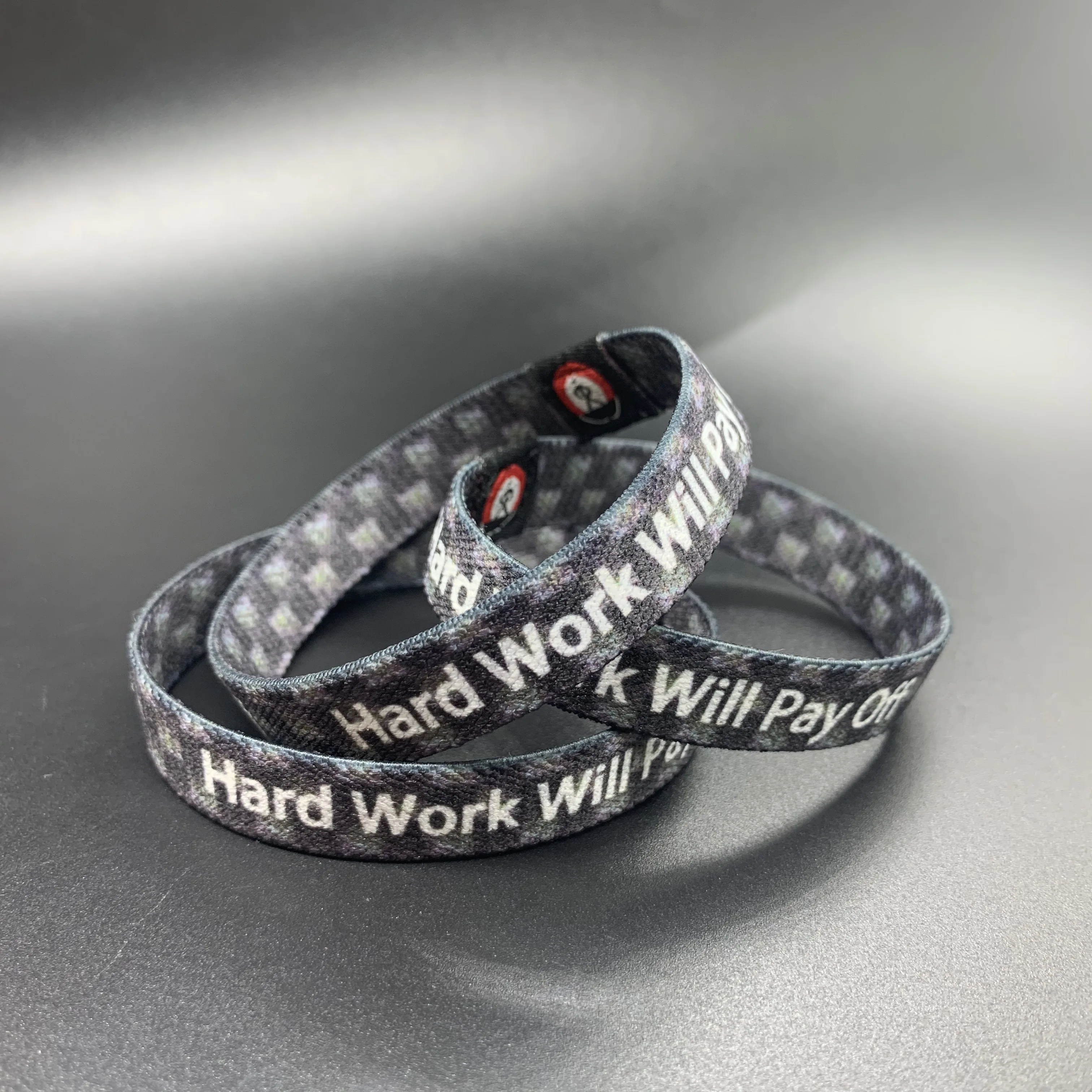 motivational wristbands fabric