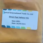 Yellow Direct Fast Yellow 5GL For Leather Papermaking Silk Dyes.