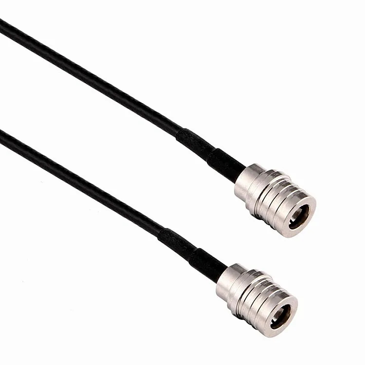 RF Coaxial QMA Male Plug Crimp Connector for LMR240 Coaxial Cable