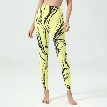 Yoga Pants Seamless Tie Dyed Nude Feel Women Outdoor Yoga Fitness