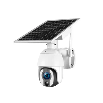 5MP 4G Camera 10x Optical Zoom Low Power CCTV Battery 4G Lte Sim Card Network Solar Camera 4G