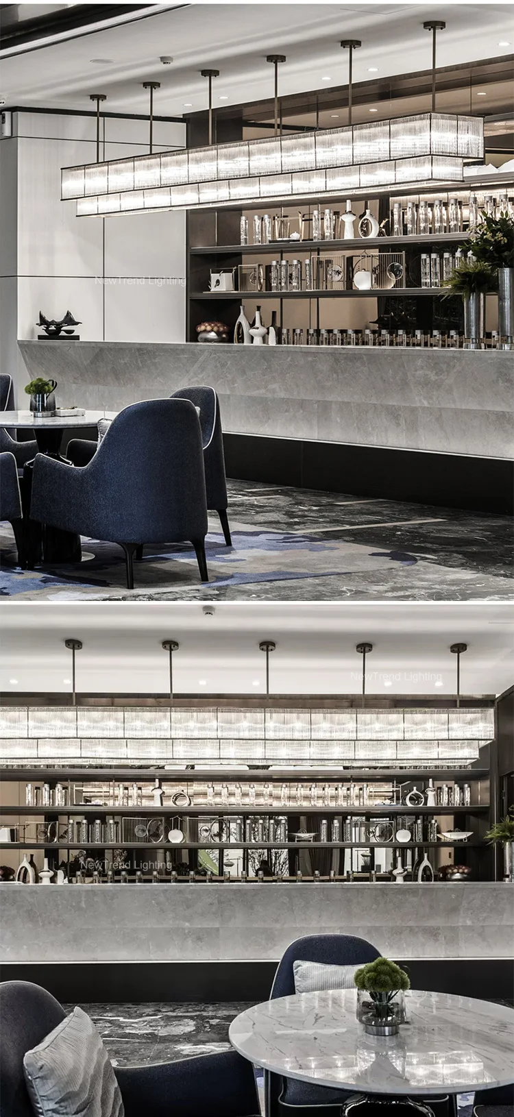 cpl 305 contemporary style indoor decoration villa ball luxury led glass chandelier light-2