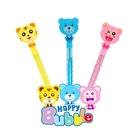 Wand Guaranteed Quality Non-overflow Safety Plastic Clapper Bubble Wand Cute Animal Bubble Long Stick