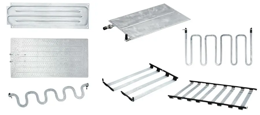 Inflated Aluminium Roll-bonded Evaporator - detail 2