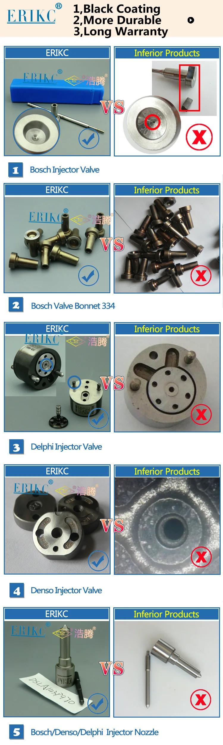 L 153 PBD del-phi common rail diesel injector L153PBD for SAM-SUNG SU-ZUKI RE-NAULT EJBR03101D