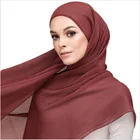 Jersey Scarf Hijab Wholesale Many Colors Muslim Kuwaiti Pins Warm Chiffon Women Hijab Jersey Scarf India