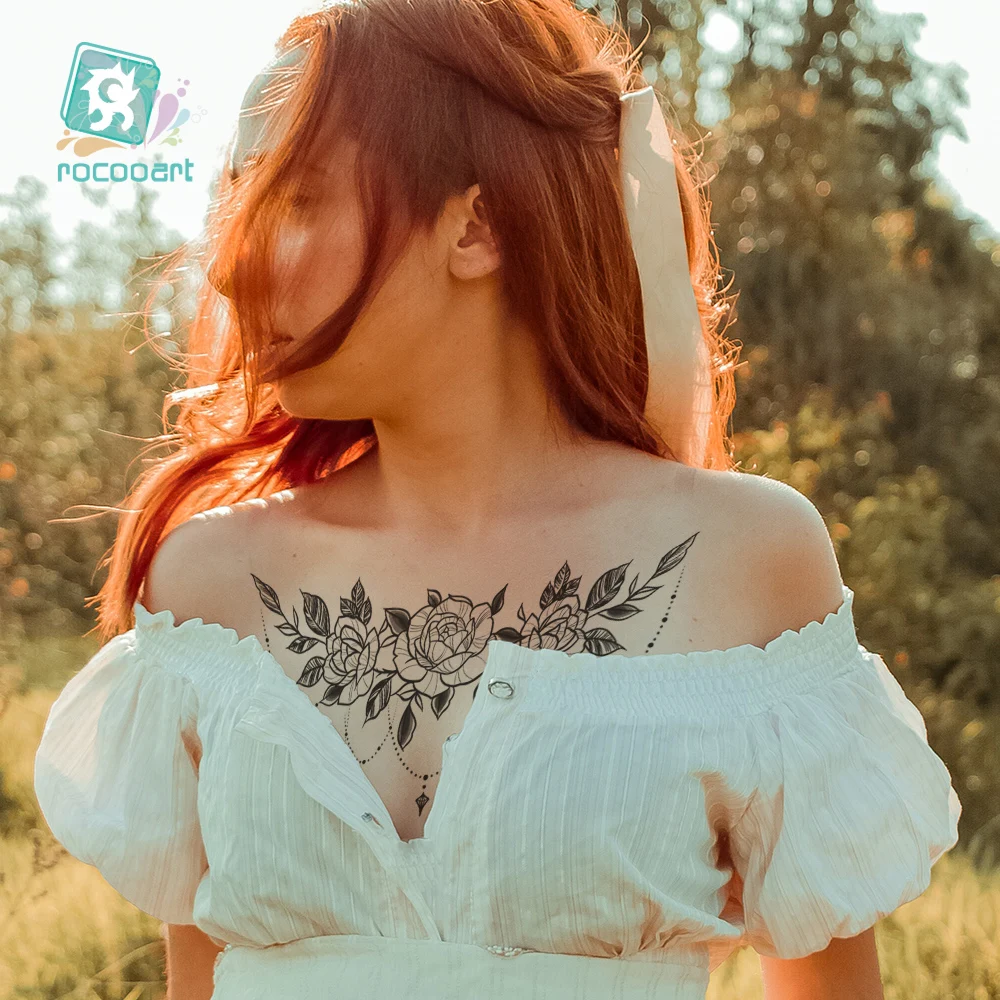 2021 New Waterproof Women Chest Tattoo Large Flower Sternum Tattoos Sexy  Under Breast Body Temporary Tattoo Supplier - Buy Temporary Tattoo  Supplier,2021 Temporary Tattoo Supplier,Women Temporary Tattoo Supplier  Product on 