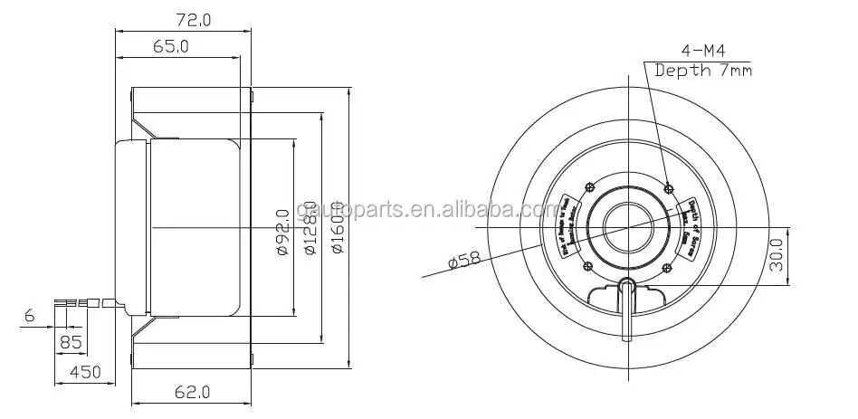 Centrifugal Fan, 50/60HZ, 160mm, Brushless - detail 12