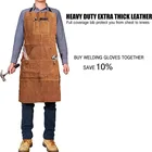 Welding Apron Heat Flame Resistant Heavy Duty Welding Leather Work Shop Tool Apron Ladies Aprons
