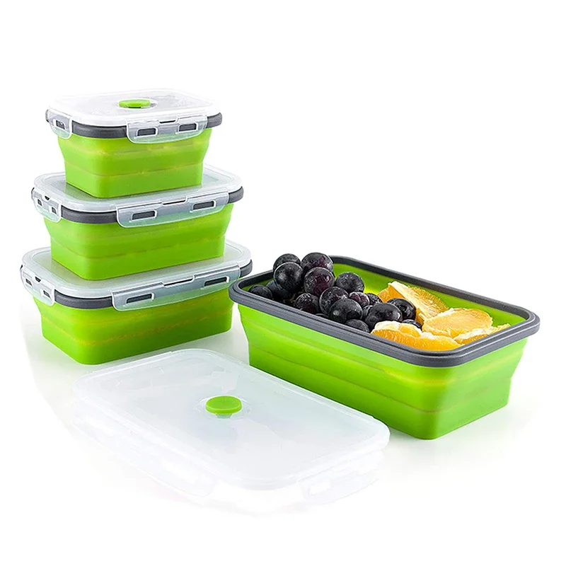 Customized Bento Lunch Box OEM & ODM Silicone Bento Lunch Box Wholesale Silicone Lunch Box