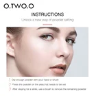 Press Powder O.TWO.O Smooth Silk Oil Control Long Lasting Waterproof Press Powder Matte Face Setting Powder