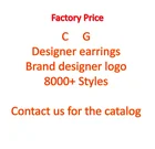 Earrings Earrings 2022 Famous Popular Brand Inspired Designer Earrings Famous Brand