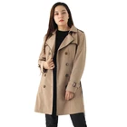 Coat Fashion Jacket Women's Trench Coat Custom Long Sleeve High End Winter Clothes Women