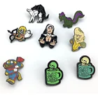 Backing Card Metal Lapel Pins High Quality Lapel Custom Metal Hard Enamel Pin With Backing Card