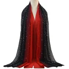 Scarf The New Quality Gradient Porcelain Pearl Chiffon Scarf Scarf Manufacturer Direct Sale