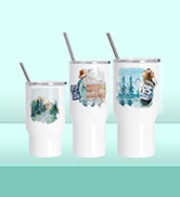 Hot sale 40oz Stainless Steel Insulation Sublimation Blanks 40oz Tumbler Camp Mug cup With Handle