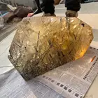 Citrine Good Quality Natural Citrine Crystal Black Tourmaline Quartz Healing Crystal Freeform