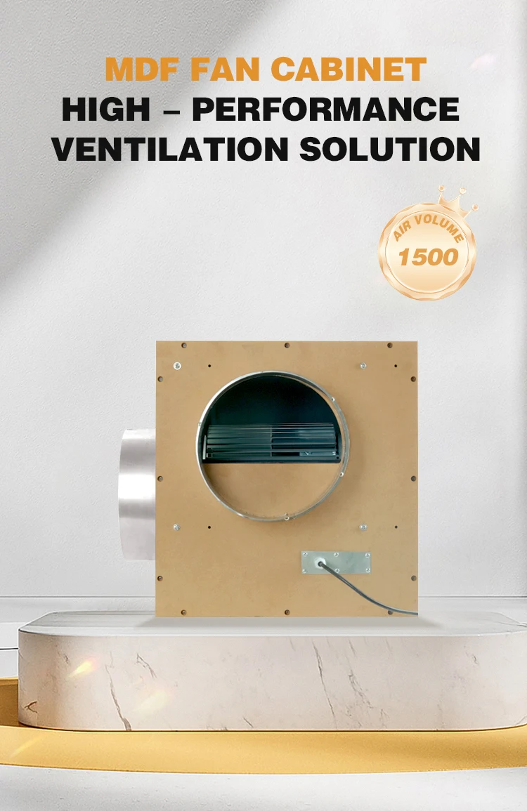 Indoor Ventilator, MDF, Centrifugal, Inline, 1500m3/h - detail 2