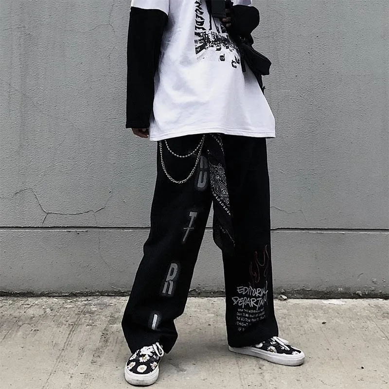 Cargo Pants Grunge Aesthetic Punk 