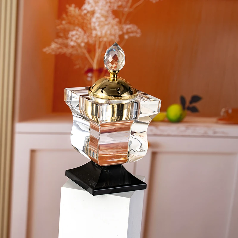 product cheap wholesale factory direct sales home decoration air purification glass crystal aromatherapy stove-7