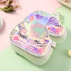Women Fashion Hologram Laser Shine Ladies Female Colorful Clear Girl PU Jelly Mini Backpack Cute