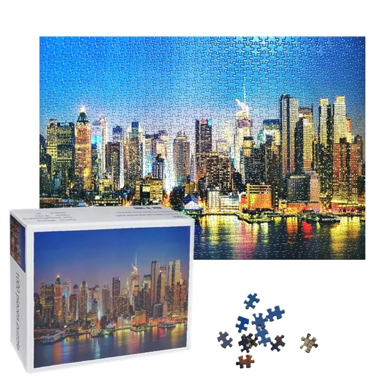 1000 Piece Personalized Beautiful Jigsaw Diamond Puzzles Education Learning Toy 