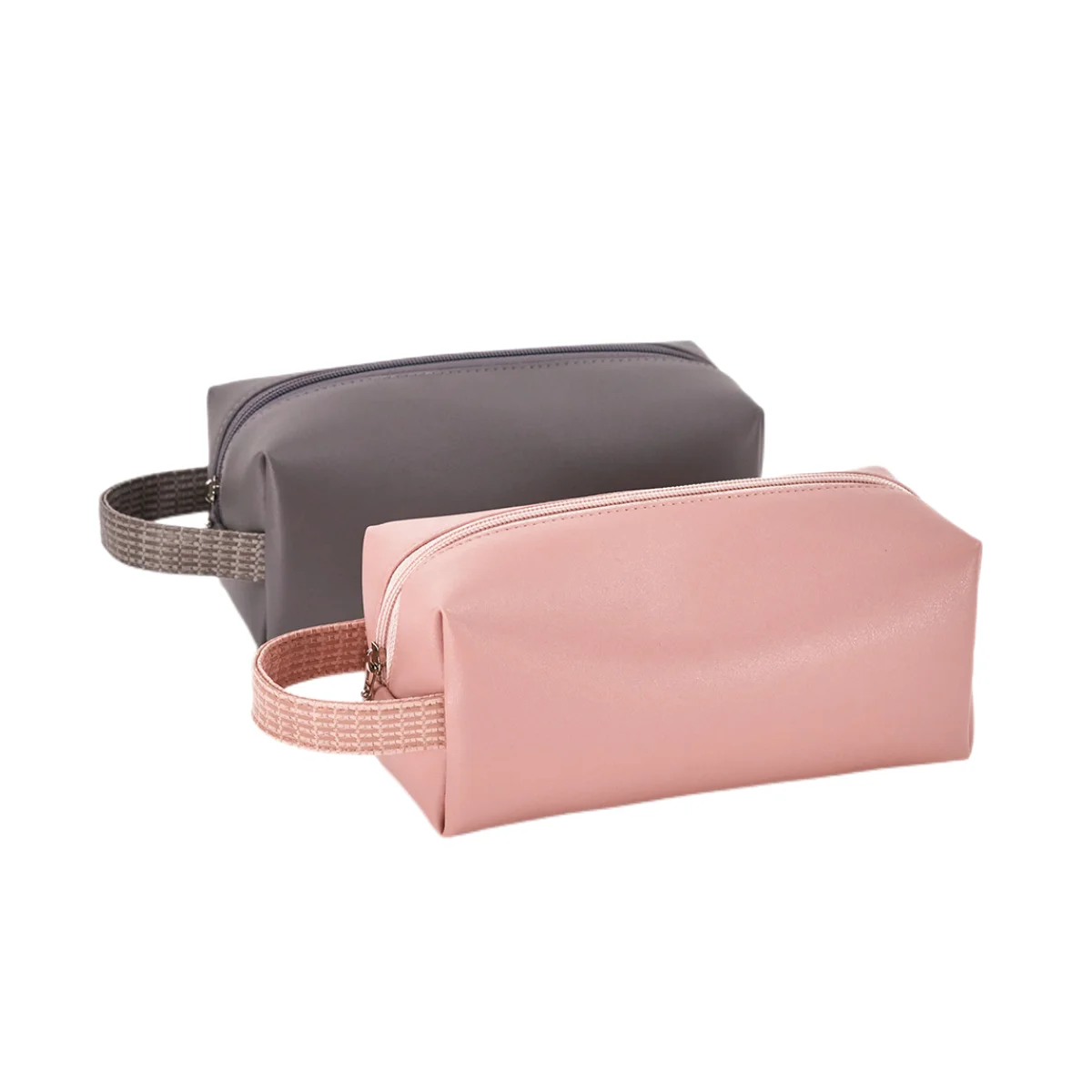 Wholesale Zipper Waterproof Makeup Cosmetic Pouch Bag Pink Travel Makeup Bag