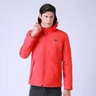Jacket Red Best Selling High Quality Mens Lightweight Waterproof Heated Jacket In Red