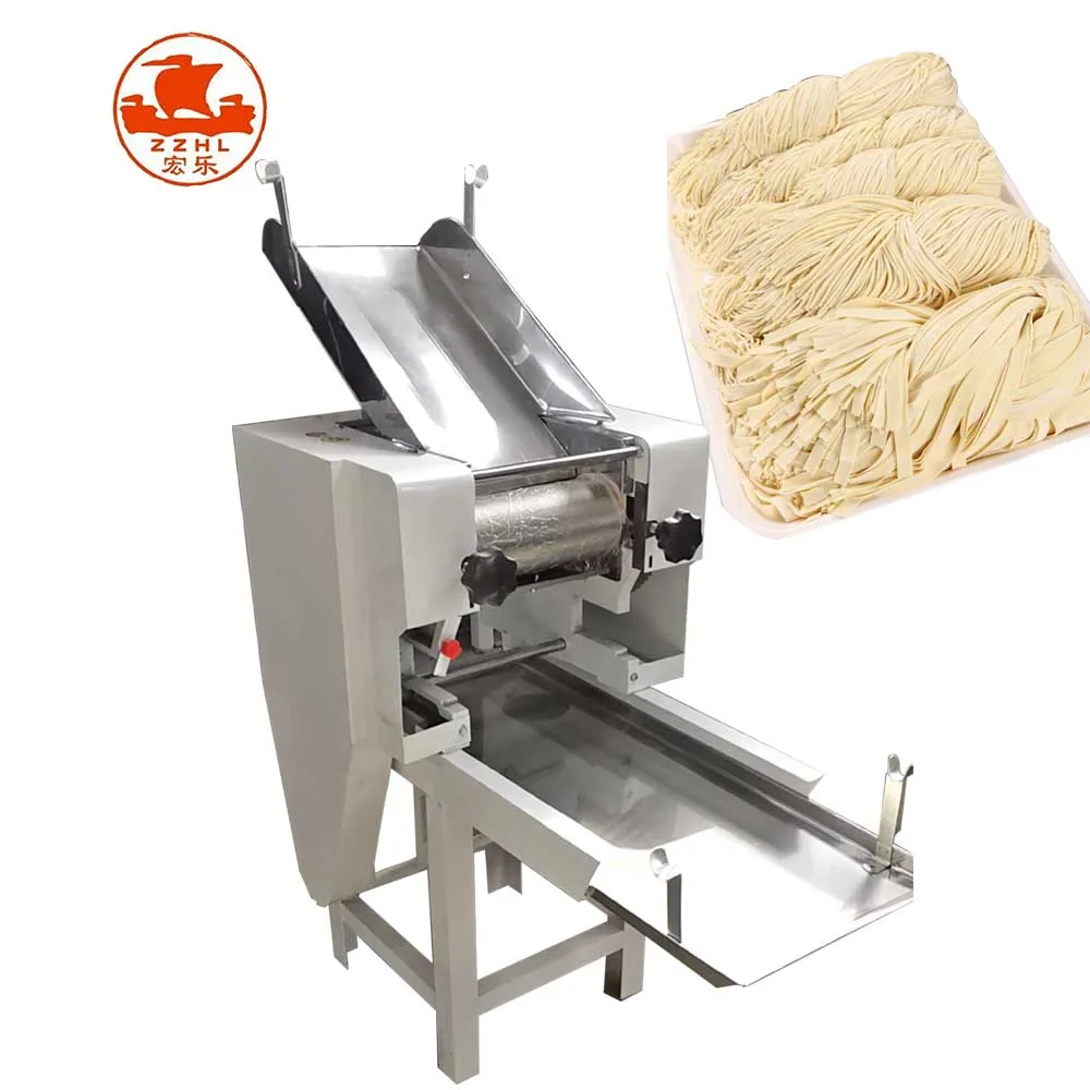 Low Price Semi-Automatic Fresh Noodle Maker Equipment Commercial Round Noodle Making Chinese Automatic Industrial Pasta Machine factory