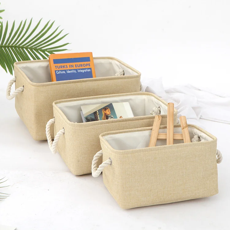 HUAYI  Selling High quality  Fabric Large Canvas storage basket laundry basket