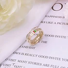 Gold Plated Women's Ring High Precision Quality Stainless Steel 316L Multi-style Gold Plated Women's Ring
