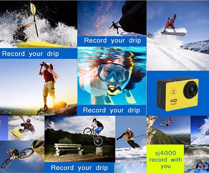Wifi Mini DV Full HD 1080P Waterproof Cam Outdoor Sports Action Camera