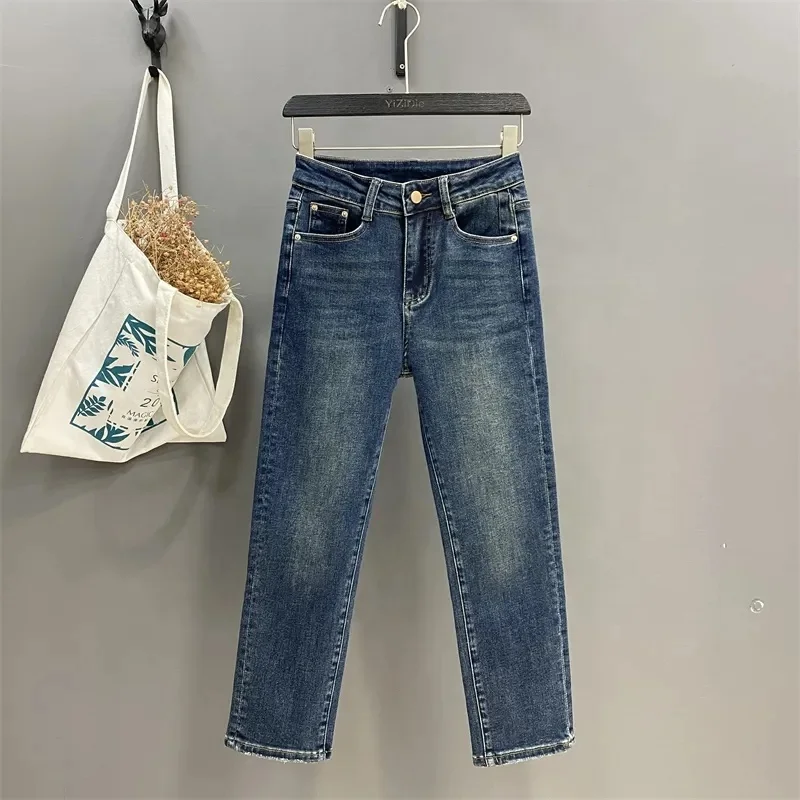 Apparels Ladies Skinny Denim Cotton Stretch Jean Chinese Stock Lot women's trousers fashion ladies jean