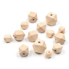 Round Wooden Beads Wood Beads Hot Sale Baby Natural High Quality Wood Round Teether Wooden Beads Teething