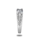 Ring Couple Rings Silver ODM Custom Ring Channel Setting Silver Plated Ring Geometric Shape Couple Ring