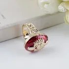 Ring Alloy Rings Hot TV Show The Vampire Diaries Ring Stefan Zinc Alloy Red Rings For Fans Cosplay Gift