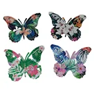 3d Hanging Wall Art Home Hanging Metal Insect Wall Art Decorative Iron 3d Butterfly Wall Decors