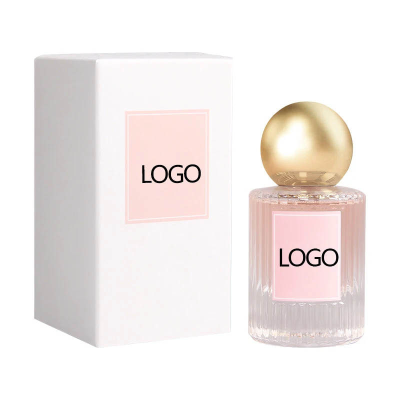 Custom Stock 50ml 100ml Luxury Empty Perfume Bottle Round Transparent Glass Perfume Bottle With Wooden Lids