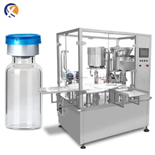 High Filling Accuracy 2 Head Automatic Vial Capping Liquid Filling Machine Injection Vial Filling Machine