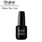Coat Gel OEM China Manufacturer No-Wipe Glitter Top Coat For Nails Wholesale Top Coat Uv Gel
