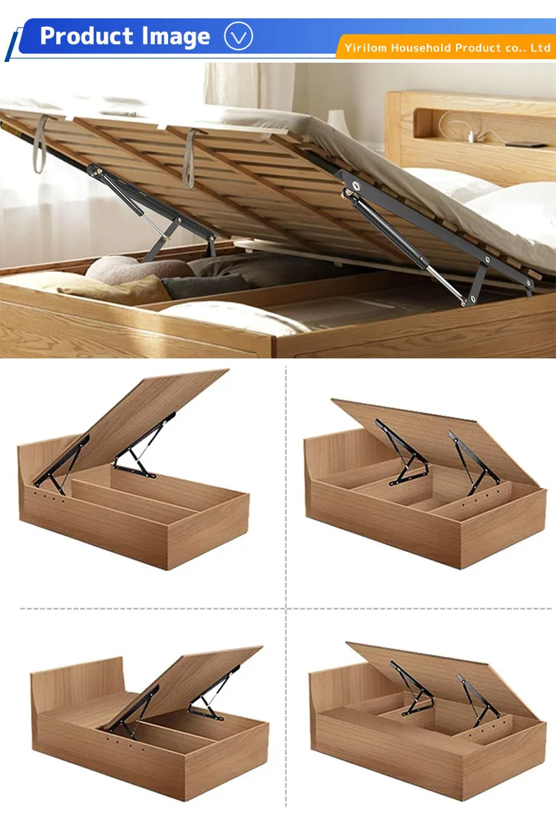 Bed Gas Supporting/lift Gas Spring Hinge/gas Lifting Mechanism 2