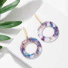 Design Earrings Economical Custom Design Popular Product Earrings Set Jewelry Resin Brass Earrings