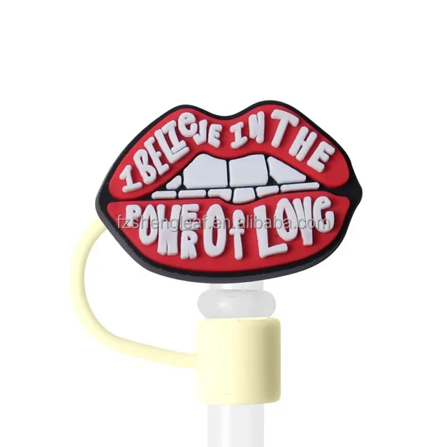 product custom nurse cow boy hat tumbler bulk reusable silicone straw tips cover dust proof cute 8 12mm topper charms bar accessories-7